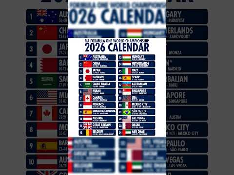 f1赛程时间表2026