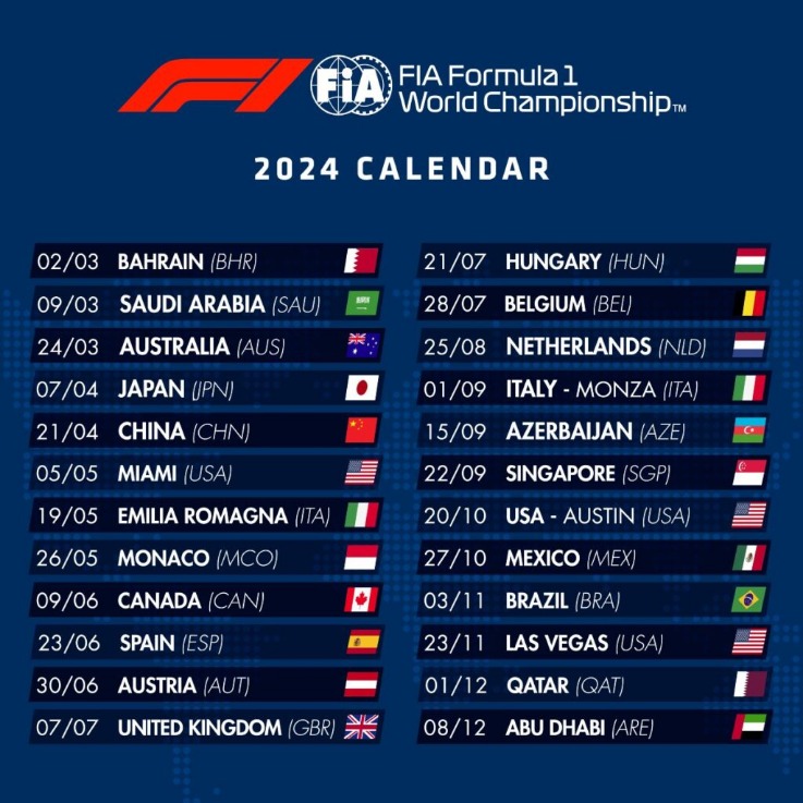 f1赛程时间表2026