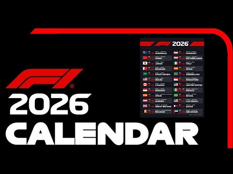 f1赛程时间表2026
