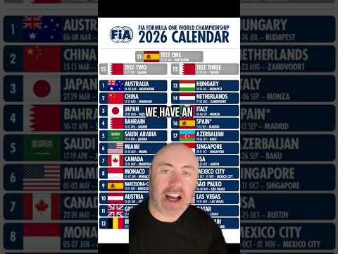 f1赛程时间表2026